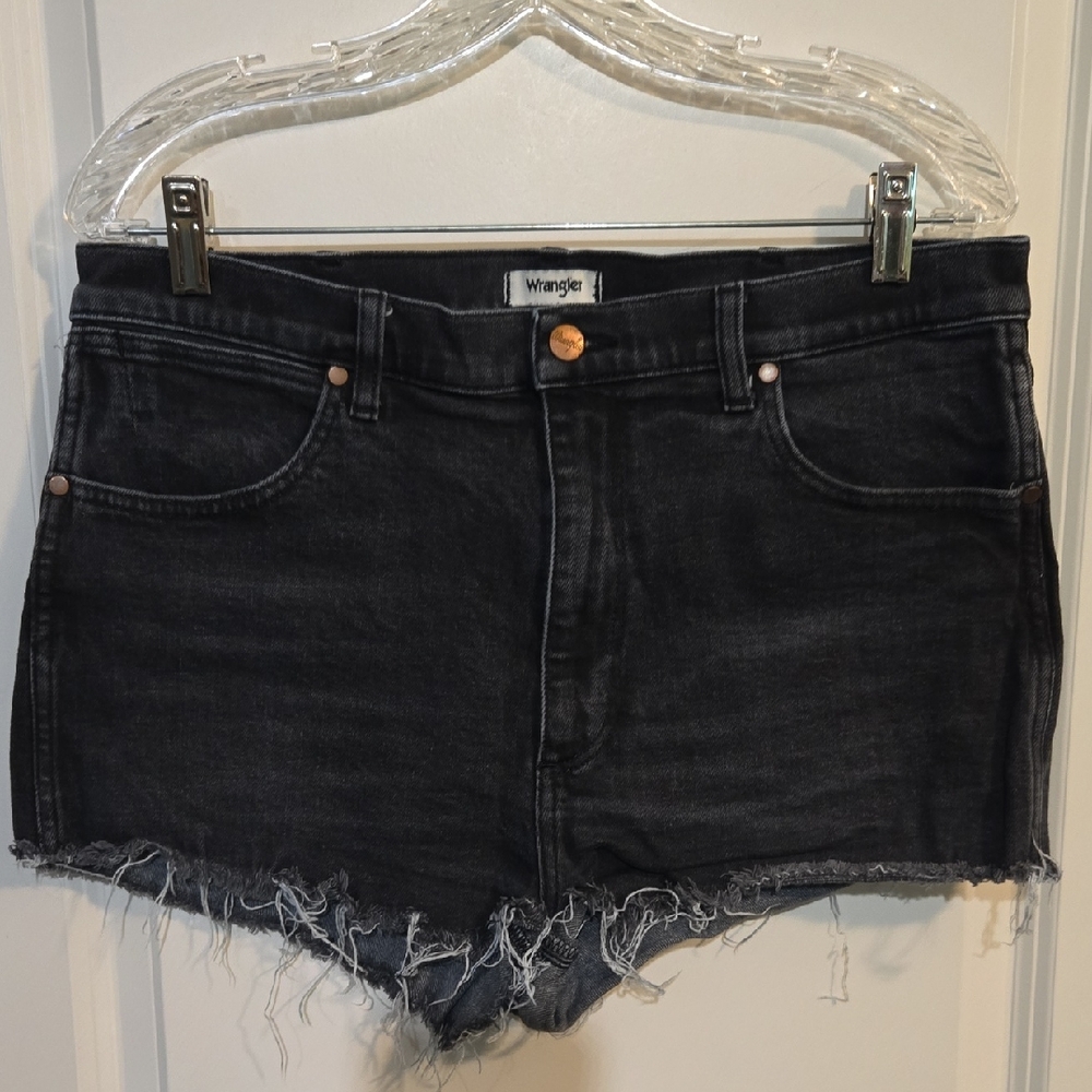 Wrangler Charcoal Denim Shorts